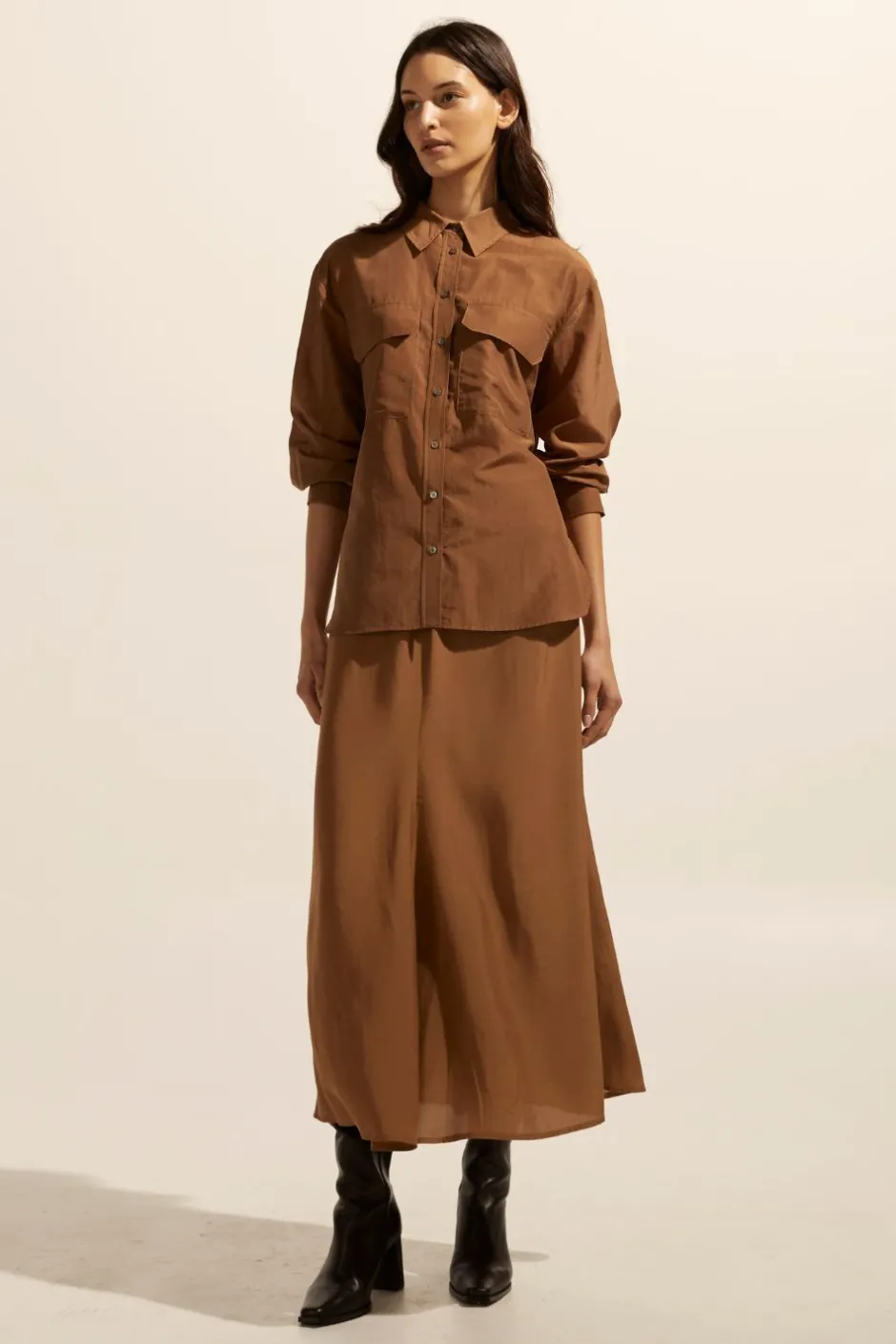 zoe kratzmann Tops|Abroad Top-Caramel