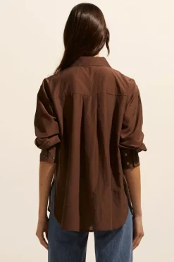 zoe kratzmann Tops|Abroad Top-Chocolate