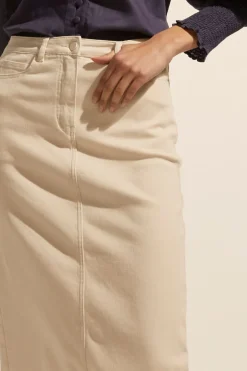 zoe kratzmann Bottoms|Accord Skirt-Stone