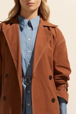 zoe kratzmann Coats|Agent Coat-Sienna
