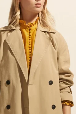 zoe kratzmann Coats|Agent Coat-Stone