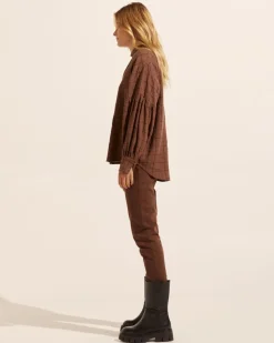 zoe kratzmann Bottoms|Allied Pant-Chocolate