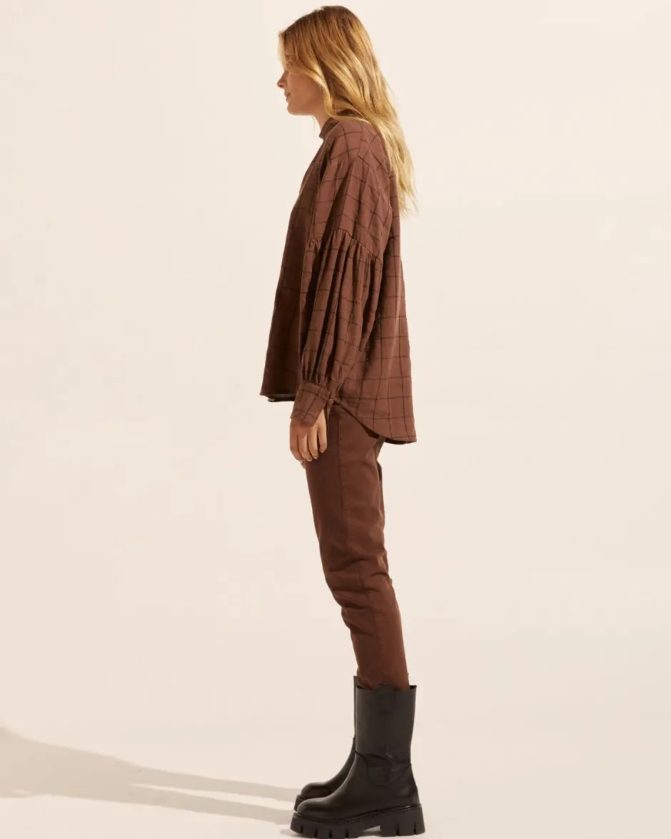 zoe kratzmann Bottoms|Allied Pant-Chocolate