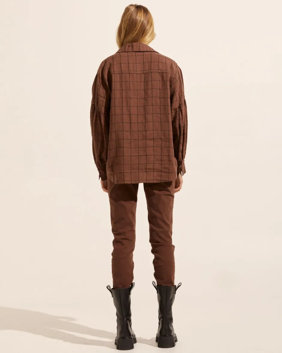 zoe kratzmann Bottoms|Allied Pant-Chocolate