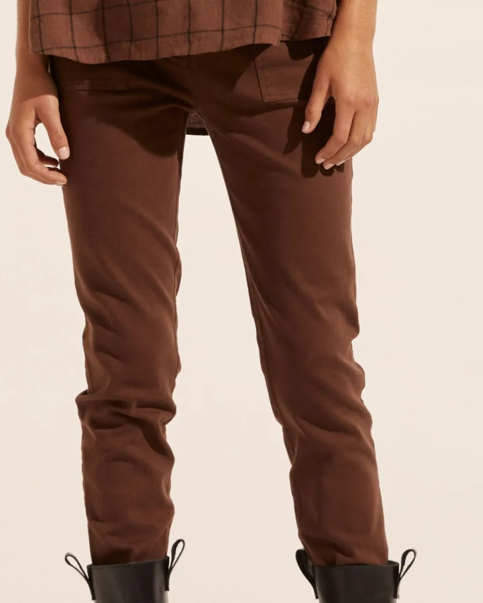 zoe kratzmann Bottoms|Allied Pant-Chocolate
