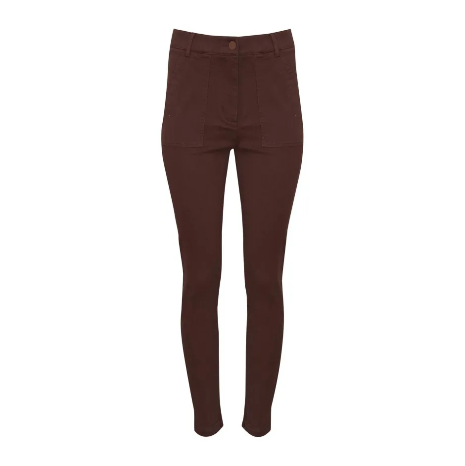 zoe kratzmann Bottoms|Allied Pant-Chocolate