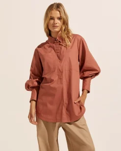 zoe kratzmann Tops|Ardent Top-Rust