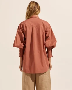 zoe kratzmann Tops|Ardent Top-Rust