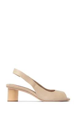 zoe kratzmann Heels|Balcony Heel-Eggshell