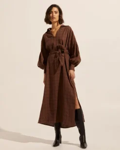zoe kratzmann Dresses|Beeline Dress-Chocolate Check