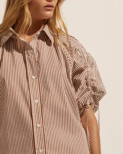 zoe kratzmann Tops|Bond Top-Cafe Stripe
