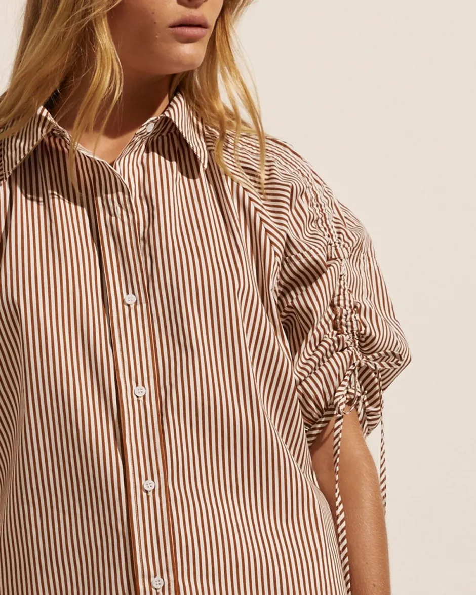 zoe kratzmann Tops|Bond Top-Cafe Stripe