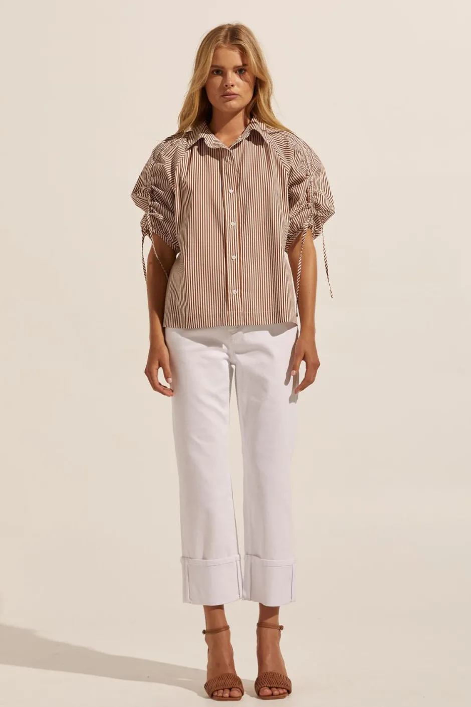 zoe kratzmann Tops|Bond Top-Cafe Stripe