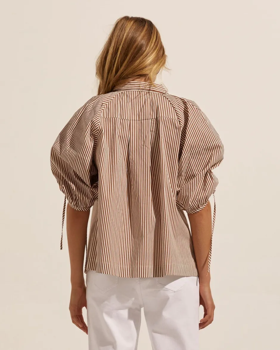 zoe kratzmann Tops|Bond Top-Cafe Stripe