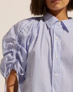 zoe kratzmann Tops|Bond Top-Ocean Stripe