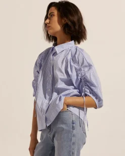 zoe kratzmann Tops|Bond Top-Ocean Stripe