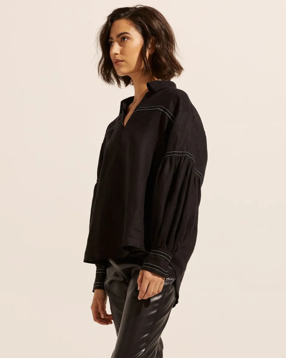 zoe kratzmann Tops|Bounty Top-Black