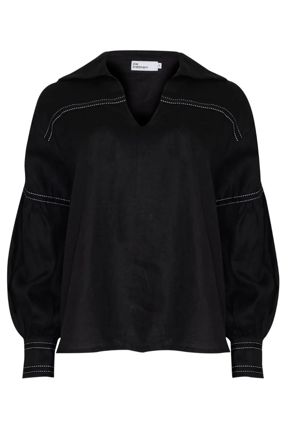 zoe kratzmann Tops|Bounty Top-Black
