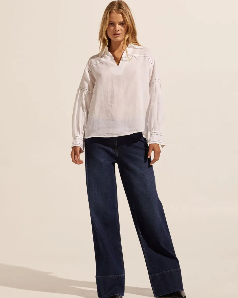 zoe kratzmann Tops|Bounty Top-Porcelain