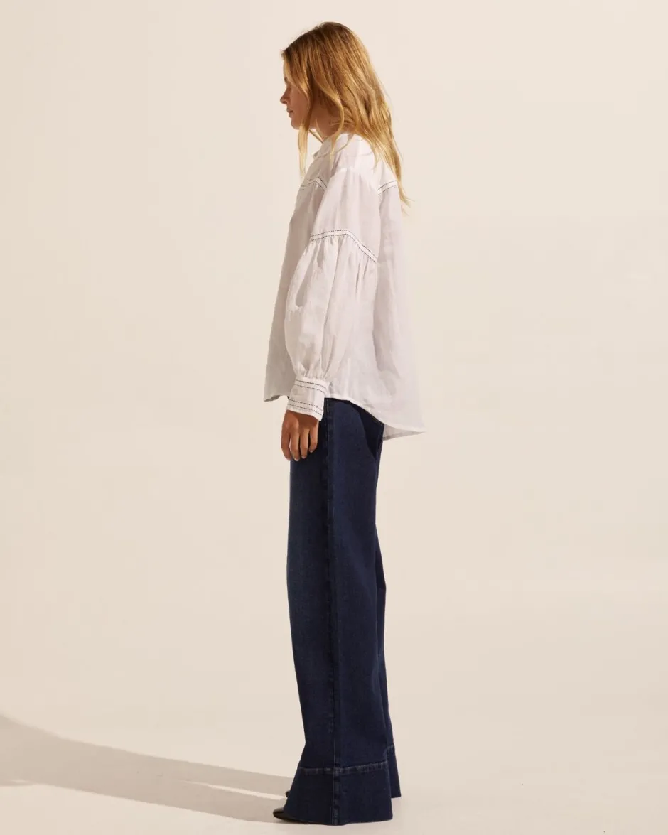 zoe kratzmann Tops|Bounty Top-Porcelain