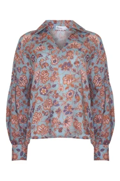 zoe kratzmann Tops|Bounty Top-Sardine Paisley