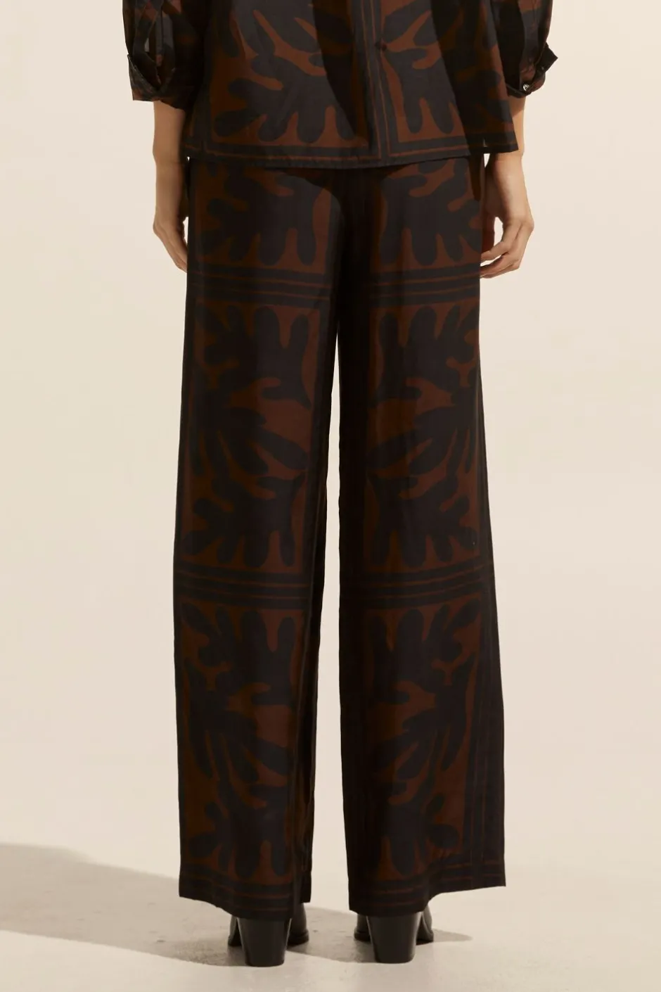 zoe kratzmann Bottoms|Breeze Pant-Choc Frond