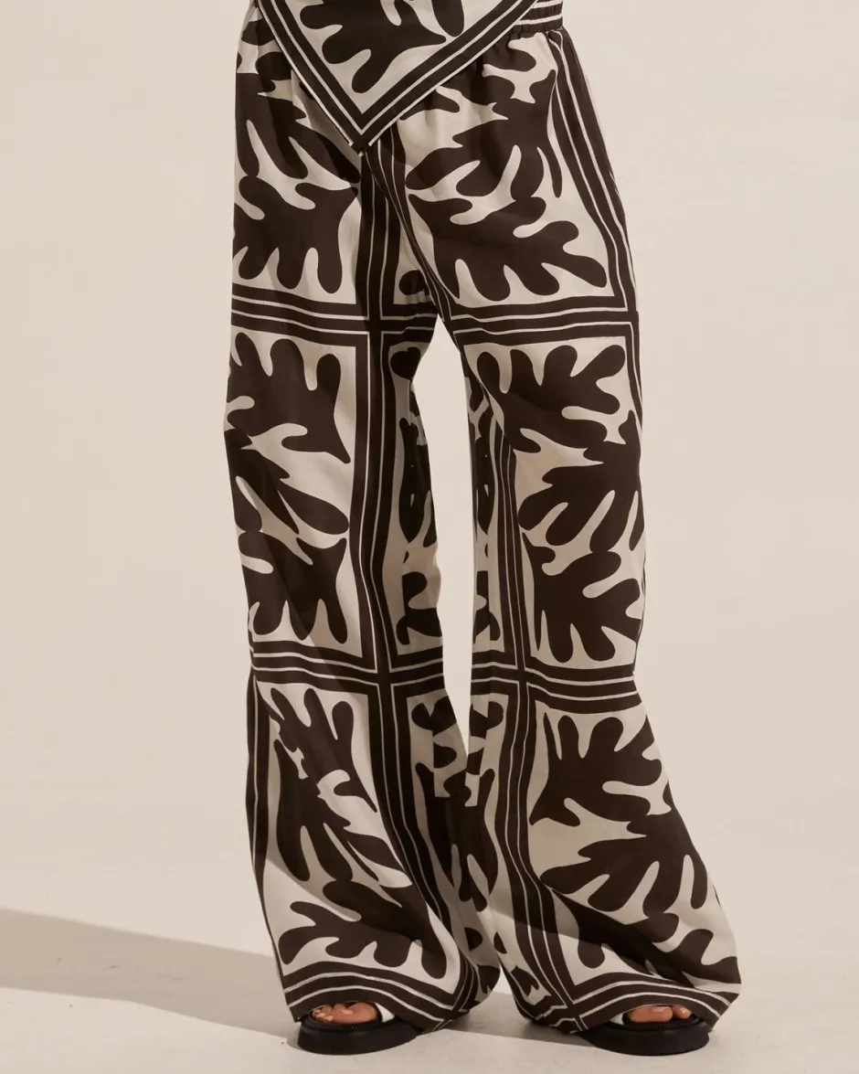 zoe kratzmann Bottoms|Breeze Pant-Frond Choc