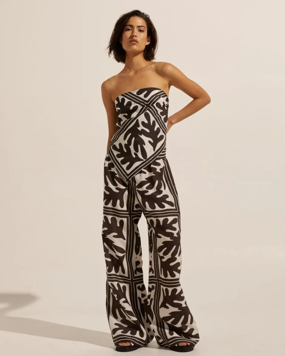 zoe kratzmann Bottoms|Breeze Pant-Frond Choc