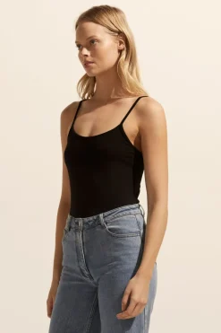 zoe kratzmann Tops|Cami Top-Black
