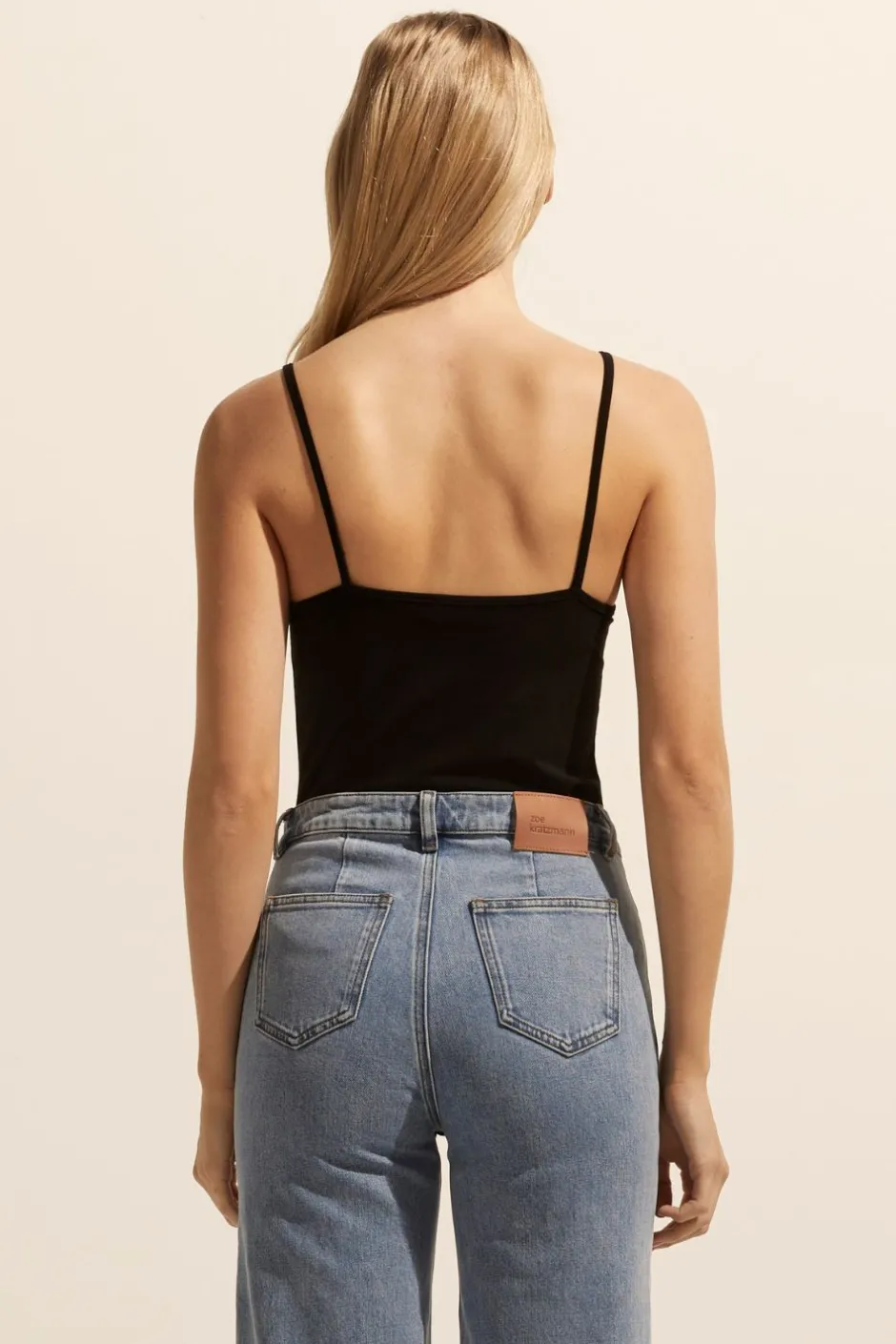 zoe kratzmann Tops|Cami Top-Black