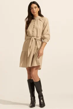 zoe kratzmann Dresses|Cater Dress-Mushroom