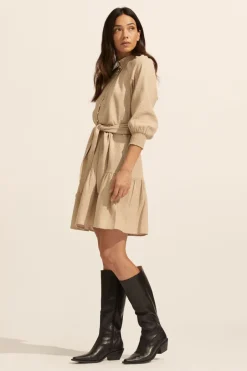 zoe kratzmann Dresses|Cater Dress-Mushroom