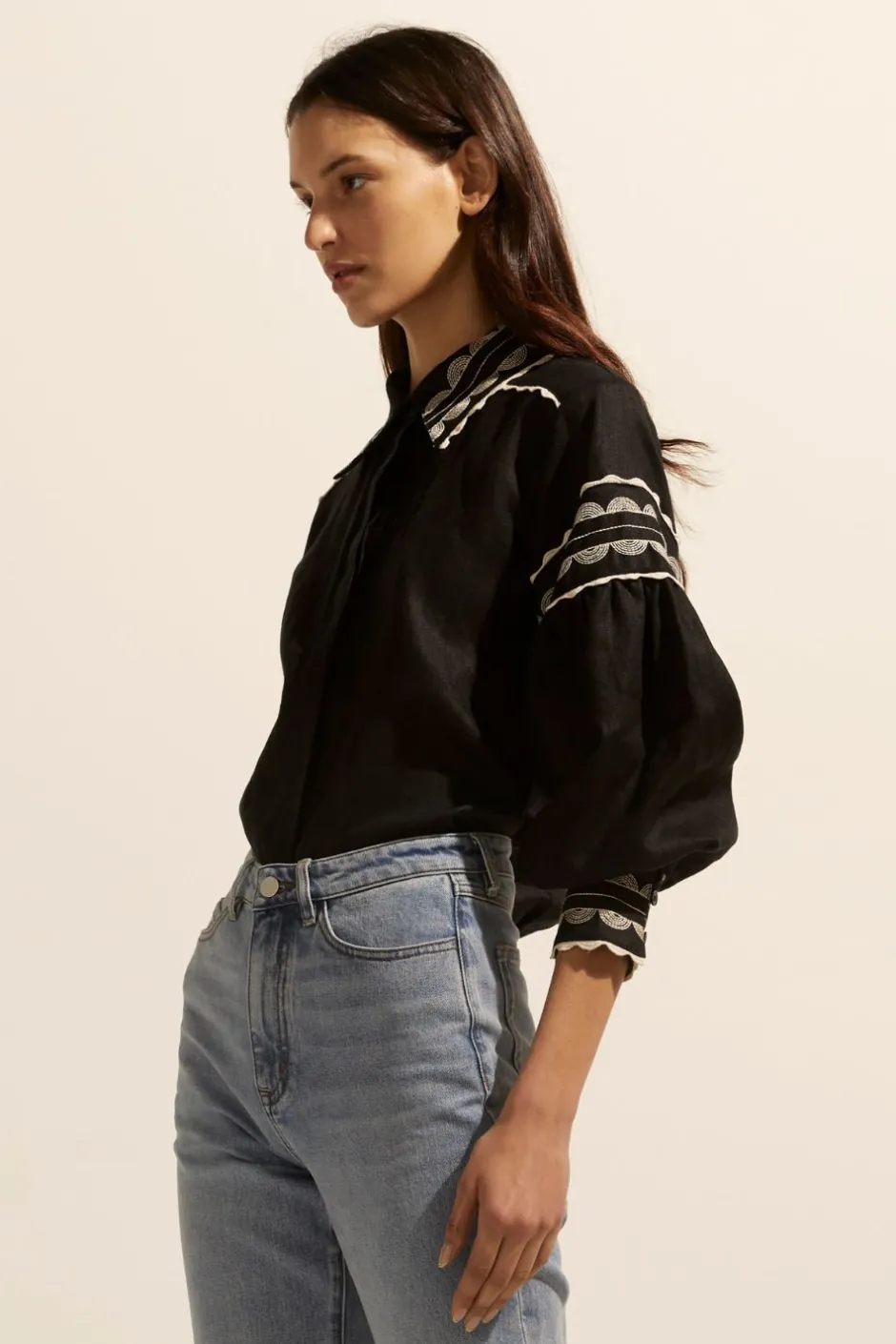 zoe kratzmann Tops|Coax Top-Black