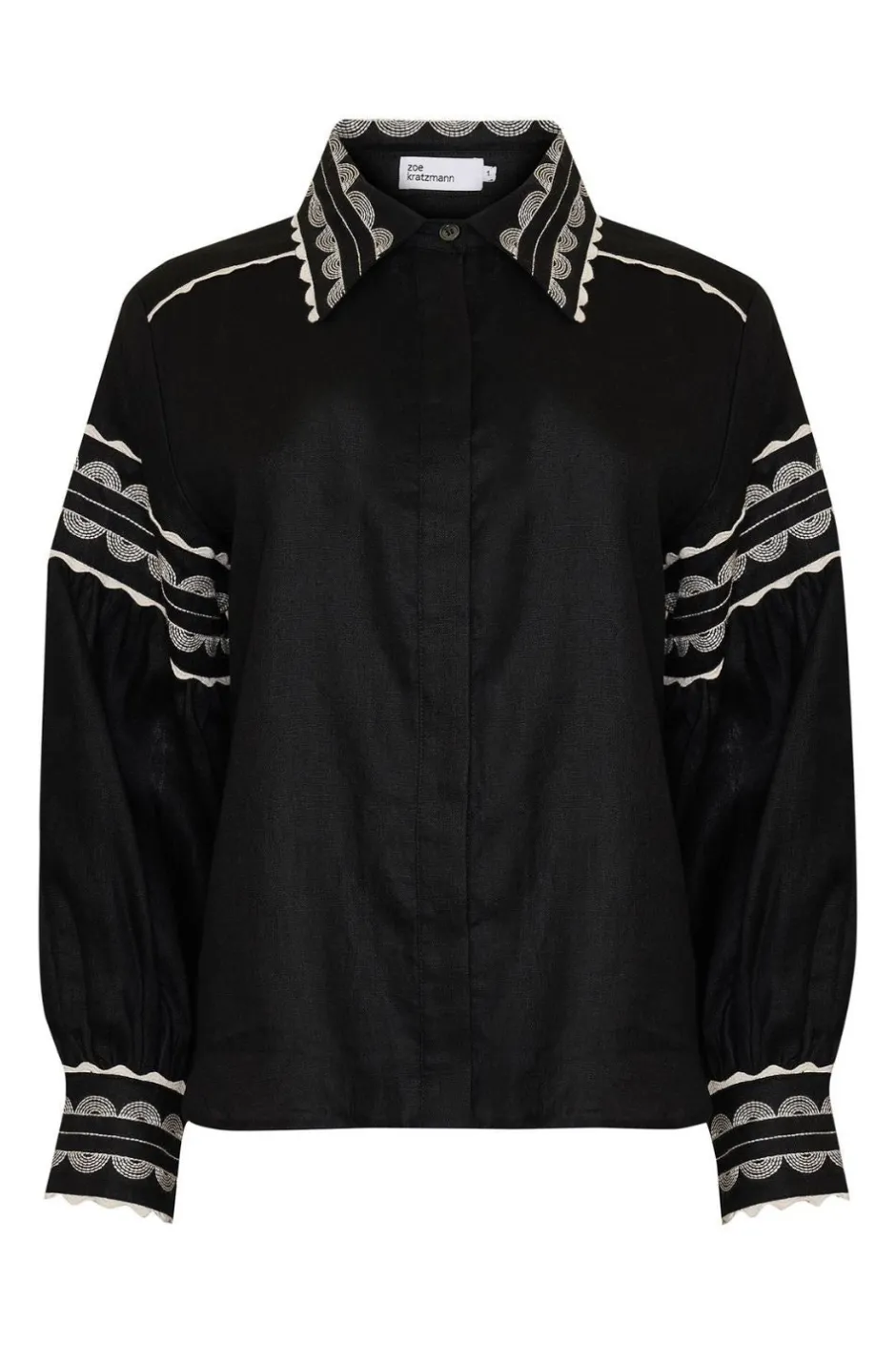 zoe kratzmann Tops|Coax Top-Black