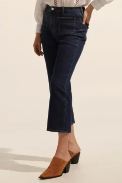 zoe kratzmann Bottoms|College Jean-Dark Denim