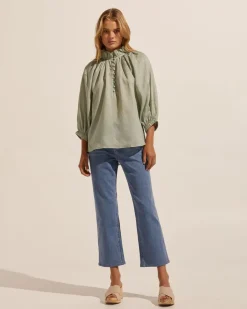 zoe kratzmann Bottoms|College Jean-Mid Denim
