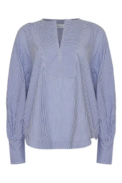 zoe kratzmann Tops|Collude Top-Navy Stripe