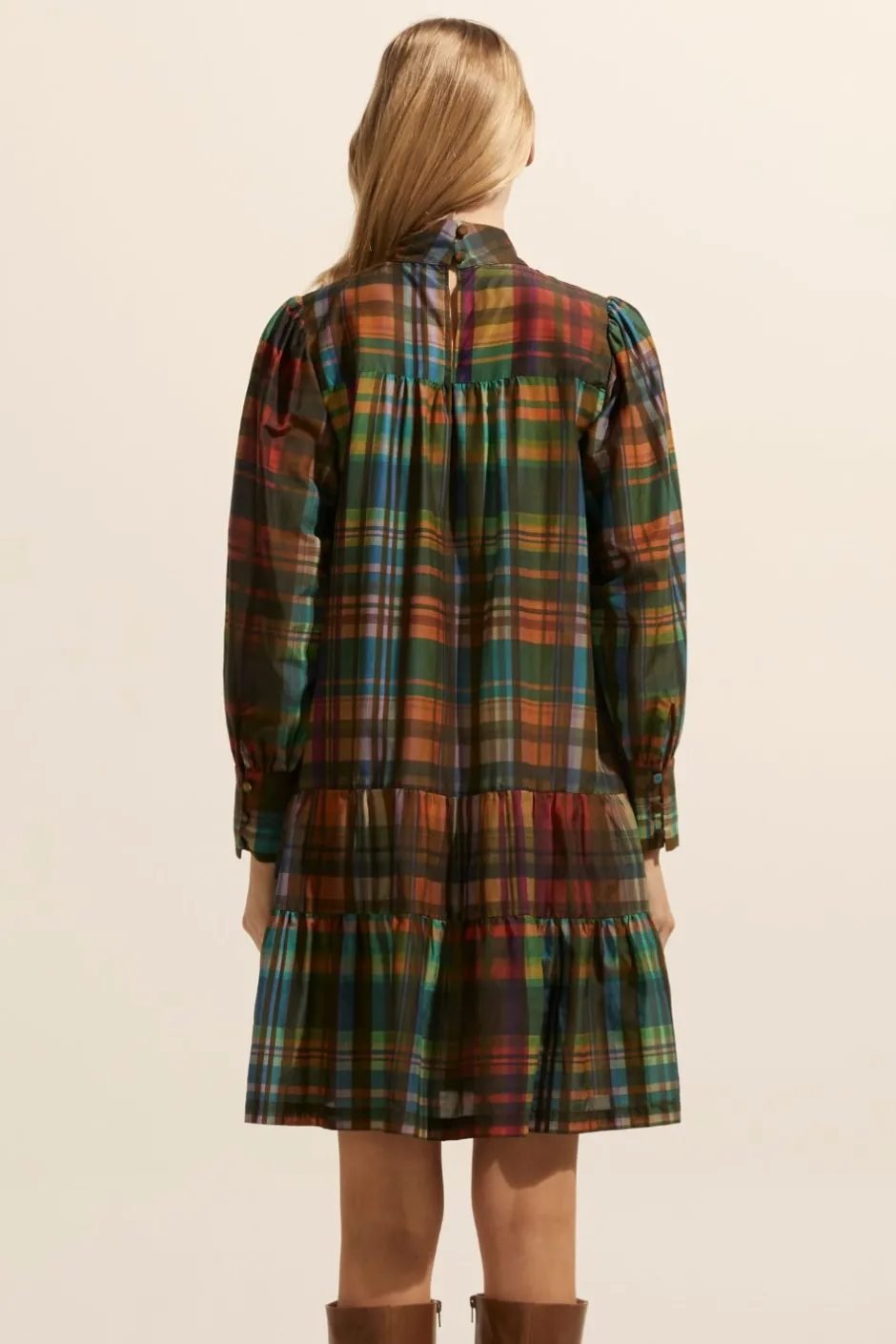 zoe kratzmann Dresses|Confide Dress-Kaleidoscope Check