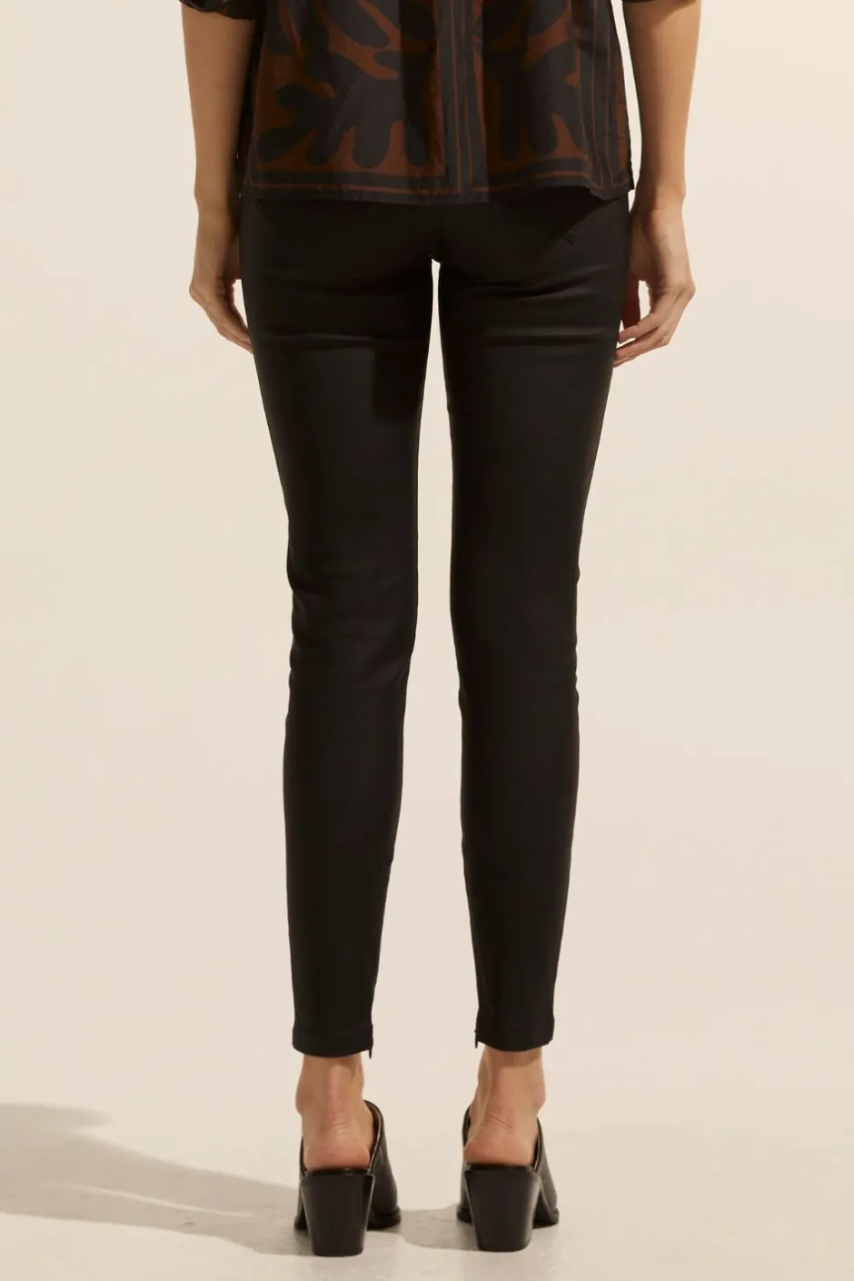 zoe kratzmann Bottoms|Contest Pant-Black Coated