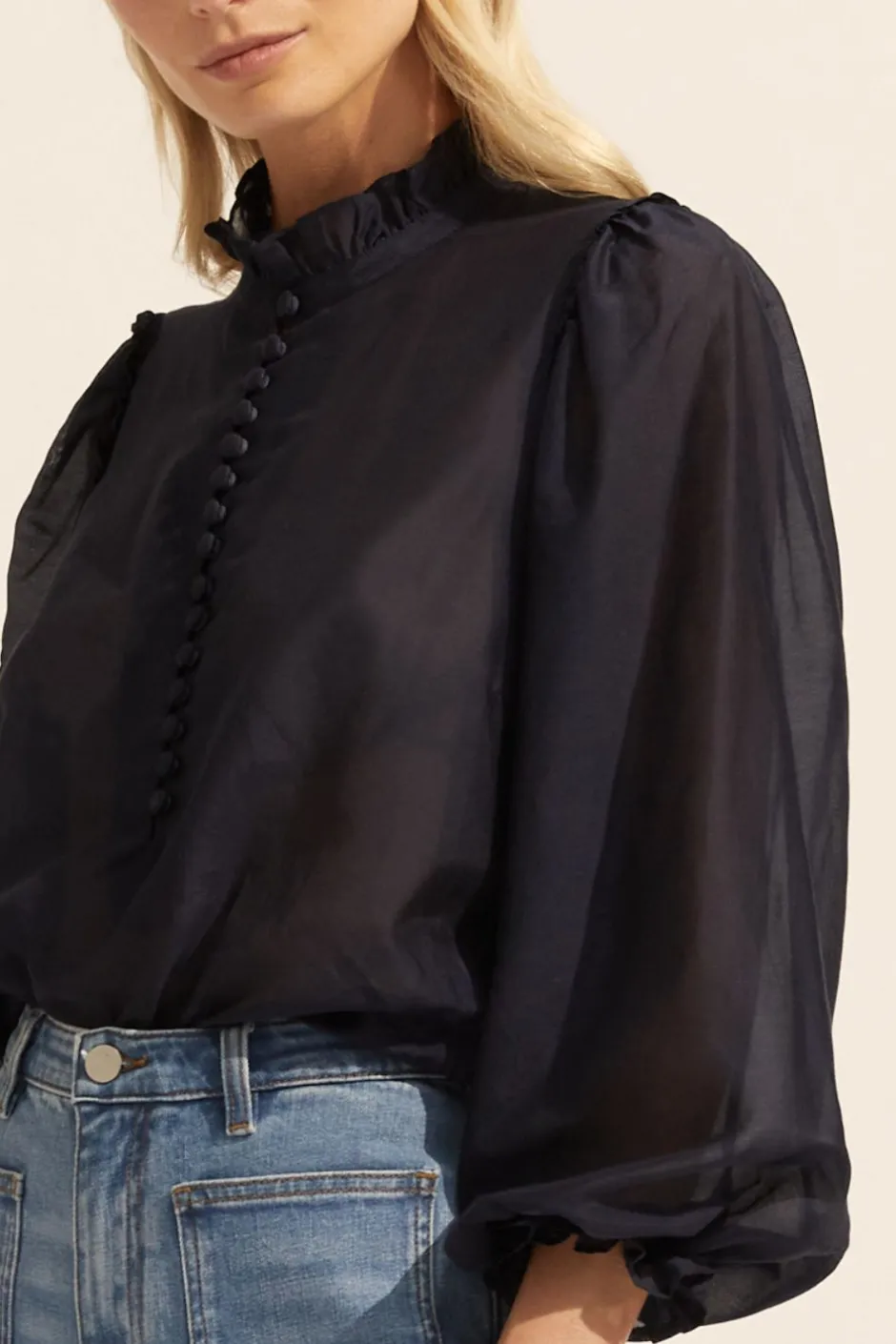 zoe kratzmann Tops|Context Top-Indigo