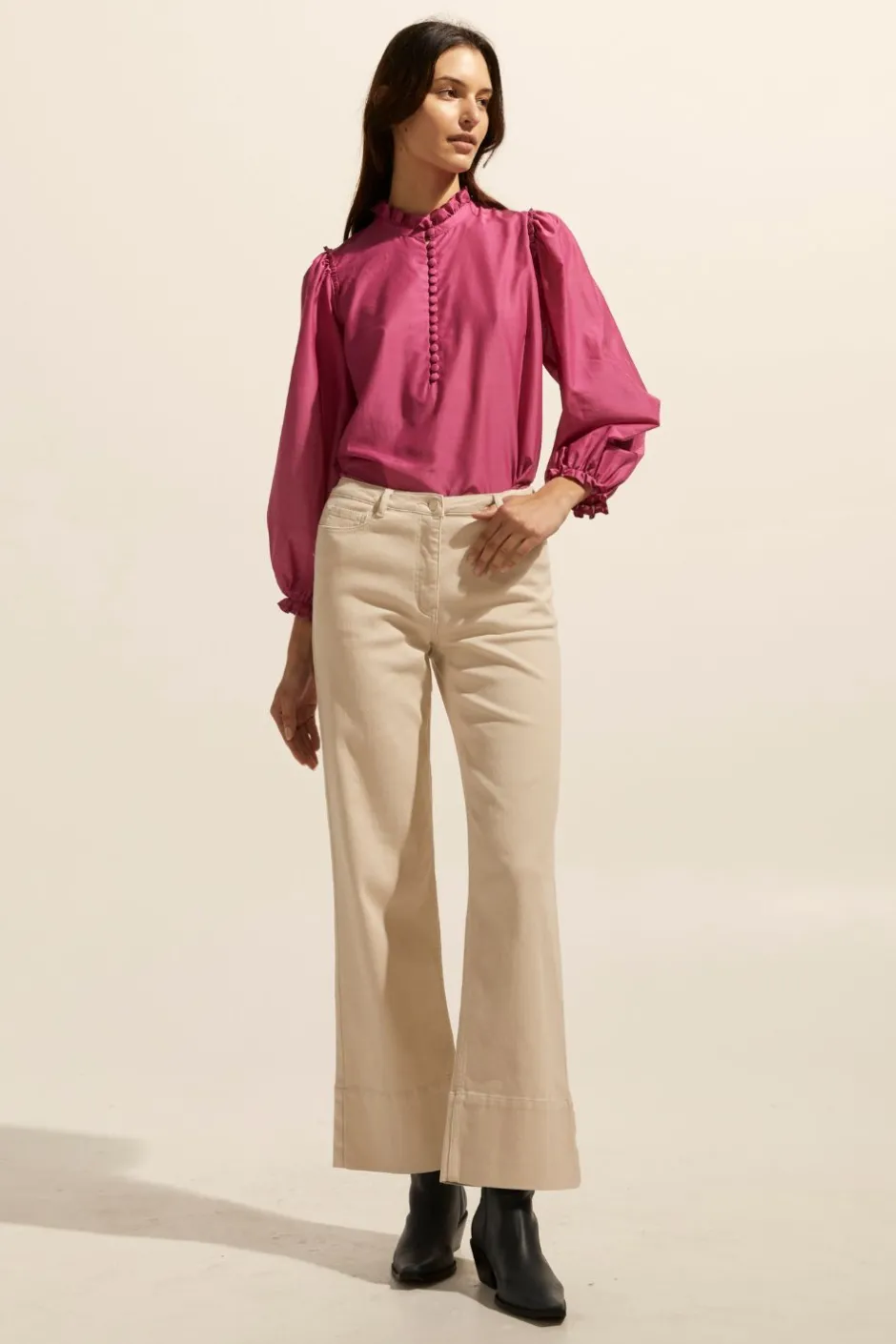 zoe kratzmann Tops|Context Top-Magenta