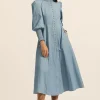 zoe kratzmann Dresses|Crave Dress-Chambray
