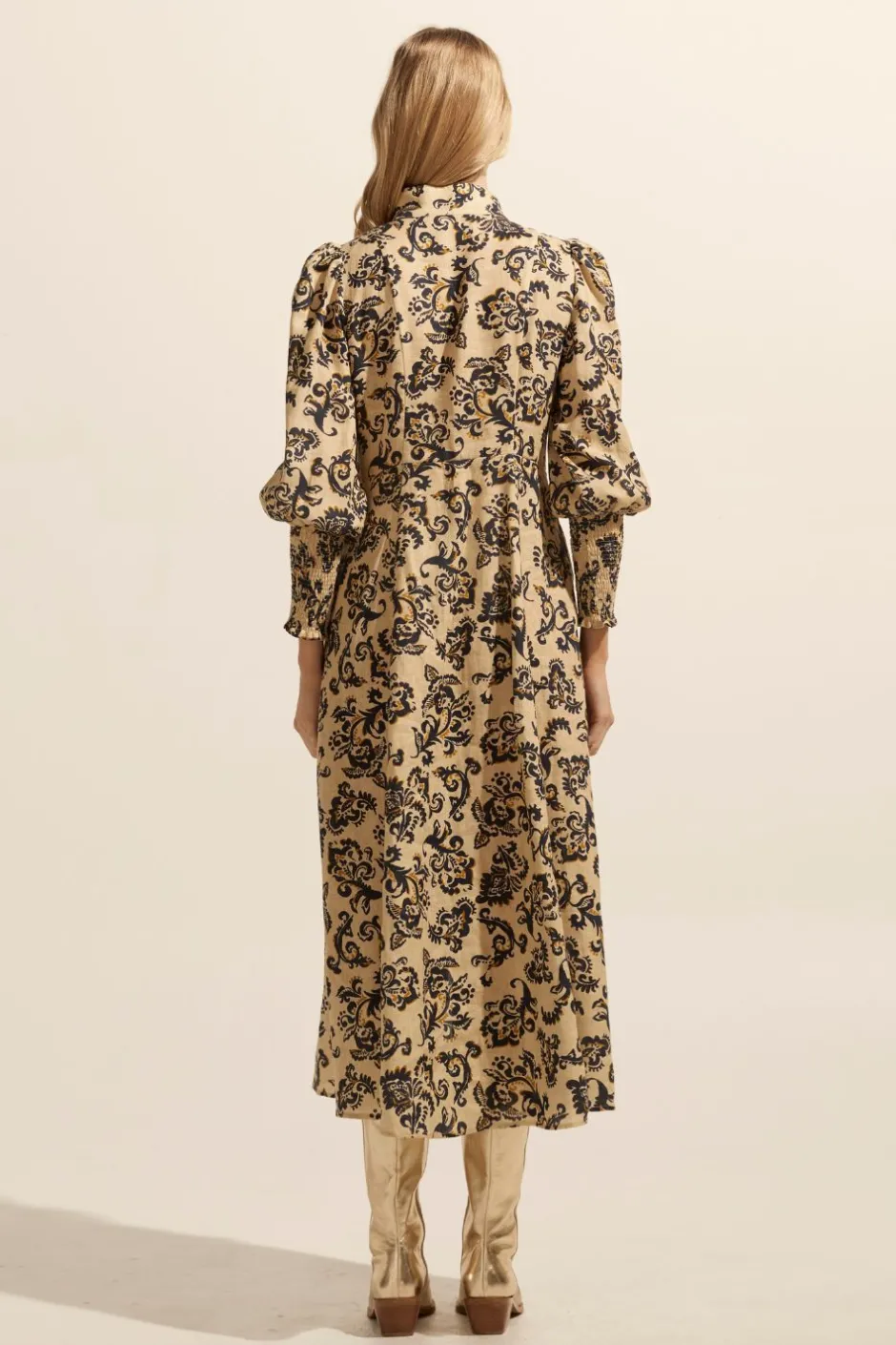 zoe kratzmann Dresses|Crave Dress-Ochre Floral