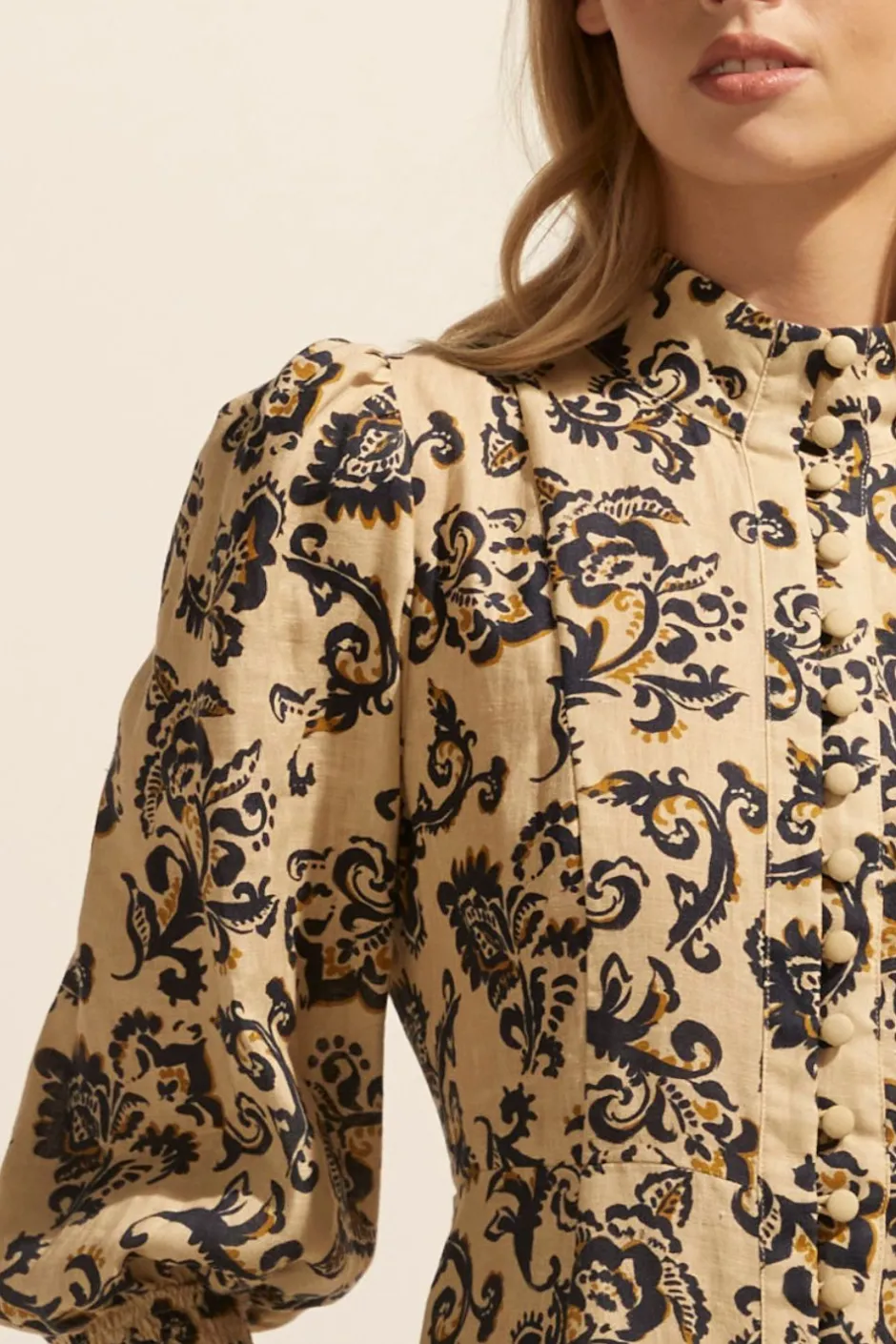 zoe kratzmann Dresses|Crave Dress-Ochre Floral