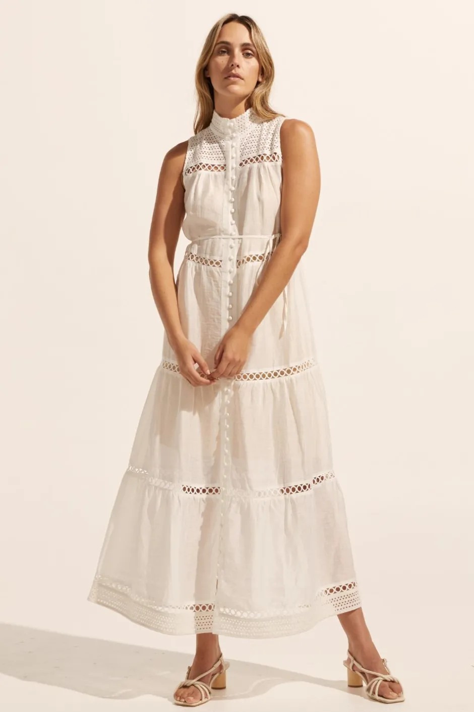 zoe kratzmann Dresses|Crescent Dress-Porcelain