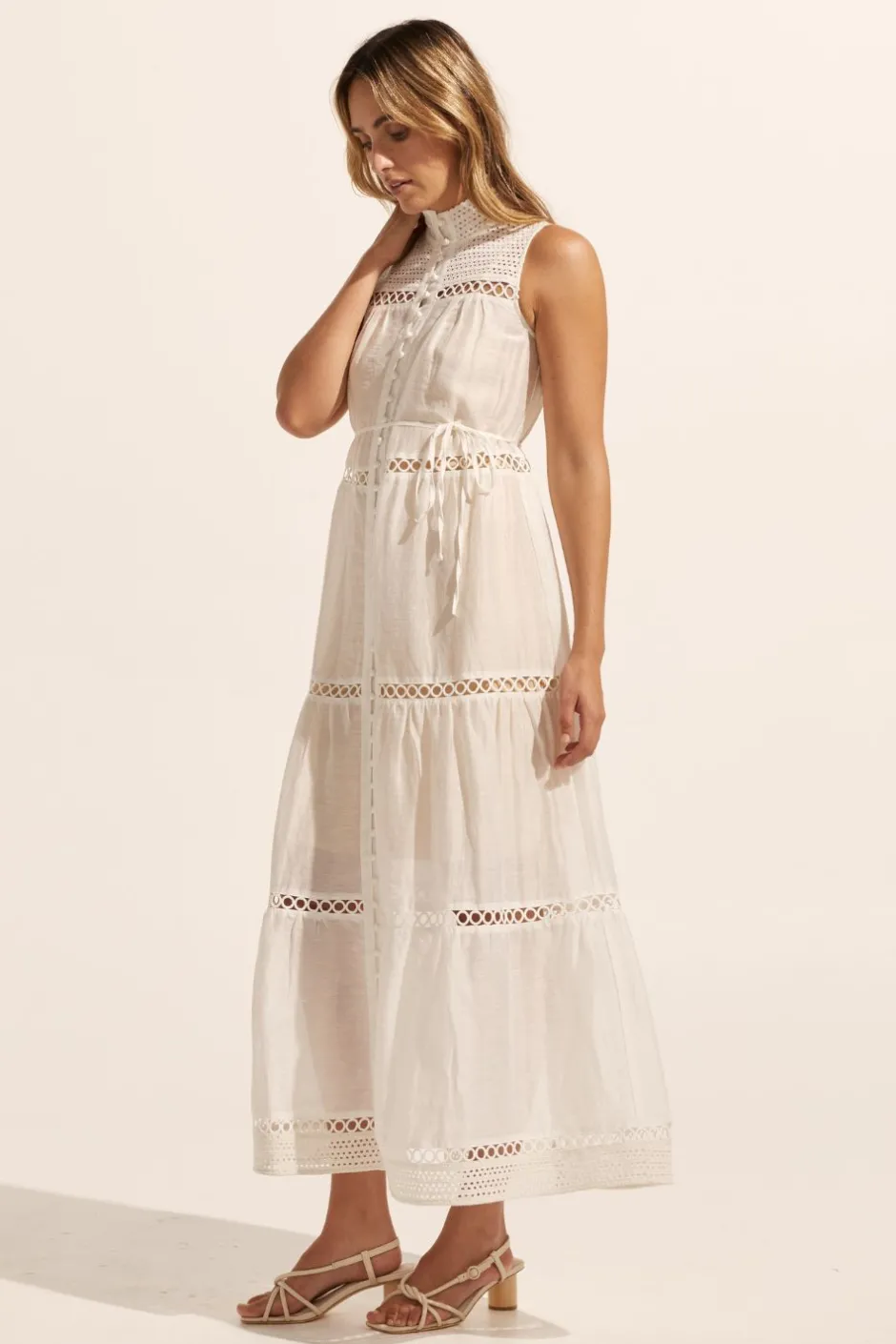 zoe kratzmann Dresses|Crescent Dress-Porcelain