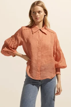 zoe kratzmann Tops|Dash Top-Apricot