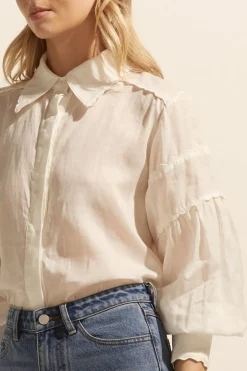 zoe kratzmann Tops|Dash Top-Cream