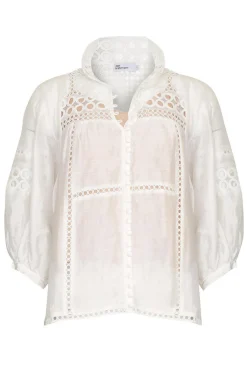 zoe kratzmann Tops|Dedicate Top-Porcelain