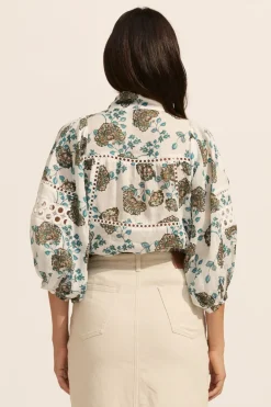 zoe kratzmann Tops|Dedicate Top-Sage Botanic